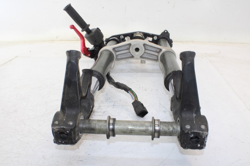 09-12 NINJA ZX6R FRONT END FORKS FORK TRIPLE TREE CLAMP TOP