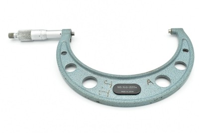 Mitutoyo 103-220A 5-6'' Ratchet Thimble Outside Micrometer .0001'' Made in Japan
