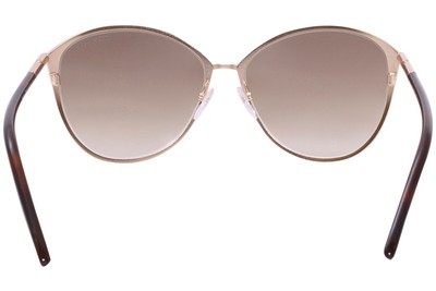 Pre-owned Tom Ford Penelope Tf320 28f Sunglasses Women's Rose Gold-havana/brown Gradient