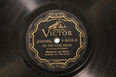 JAZZ MEMPHIS JUG BD On The Road Again/ABlackWomanIsLikeABlackSnake VICTOR 38015