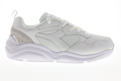 

Diadora Whiz Run 174340-C6180 Мужские белые кожаные кроссовки Lifestyle Обувь 5, Белый, Diadora Whizz Run