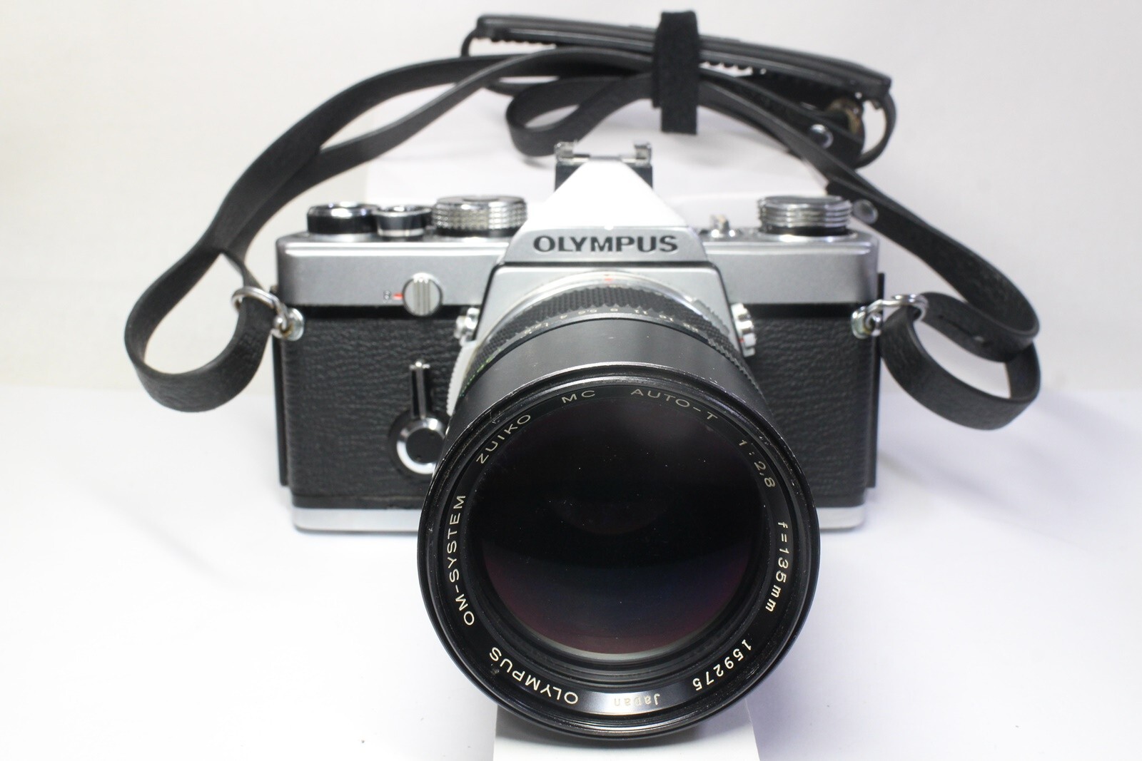 AS IS Olympus OM-1 35mm Film Camera Silver + Zuiko MC Auto-T