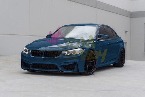 ESSMO PET Super Gloss Azure Blue Car Vehicle Vinyl Wrap Decal Sheet Like Paint