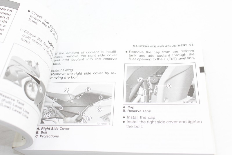 2010 KAWASAKI NINJA 250R ORIGINAL OWNERS MANUAL BOOK 99929-0364 | eBay