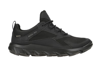 ECCO ECCO MX DAMENSCHUHE - SPORTLICHE SCHNÜR- HALBSCHUHE SCHWARZ FREIZEIT NEU