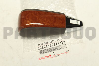 TOYOTA AUTO BODY サイン入りシャツ 3350460241E2 Genuine Toyota KNOB SUB-ASSY, SHIFT LEVER 33504