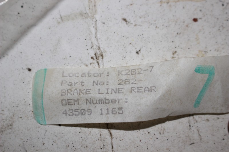 KAWASAKI ZX750 GPZ REAR BRAKE LINE HOSE (TOB208) | eBay