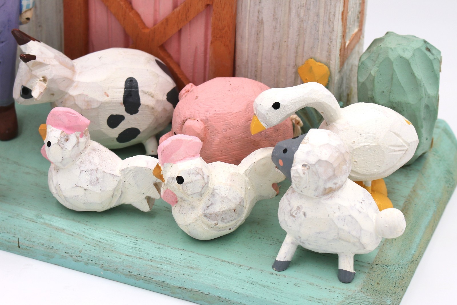 Silvestri Rustic Southwest Easter Farmer Barn Pig Cow Chicken Sheep Decor 10 Pc