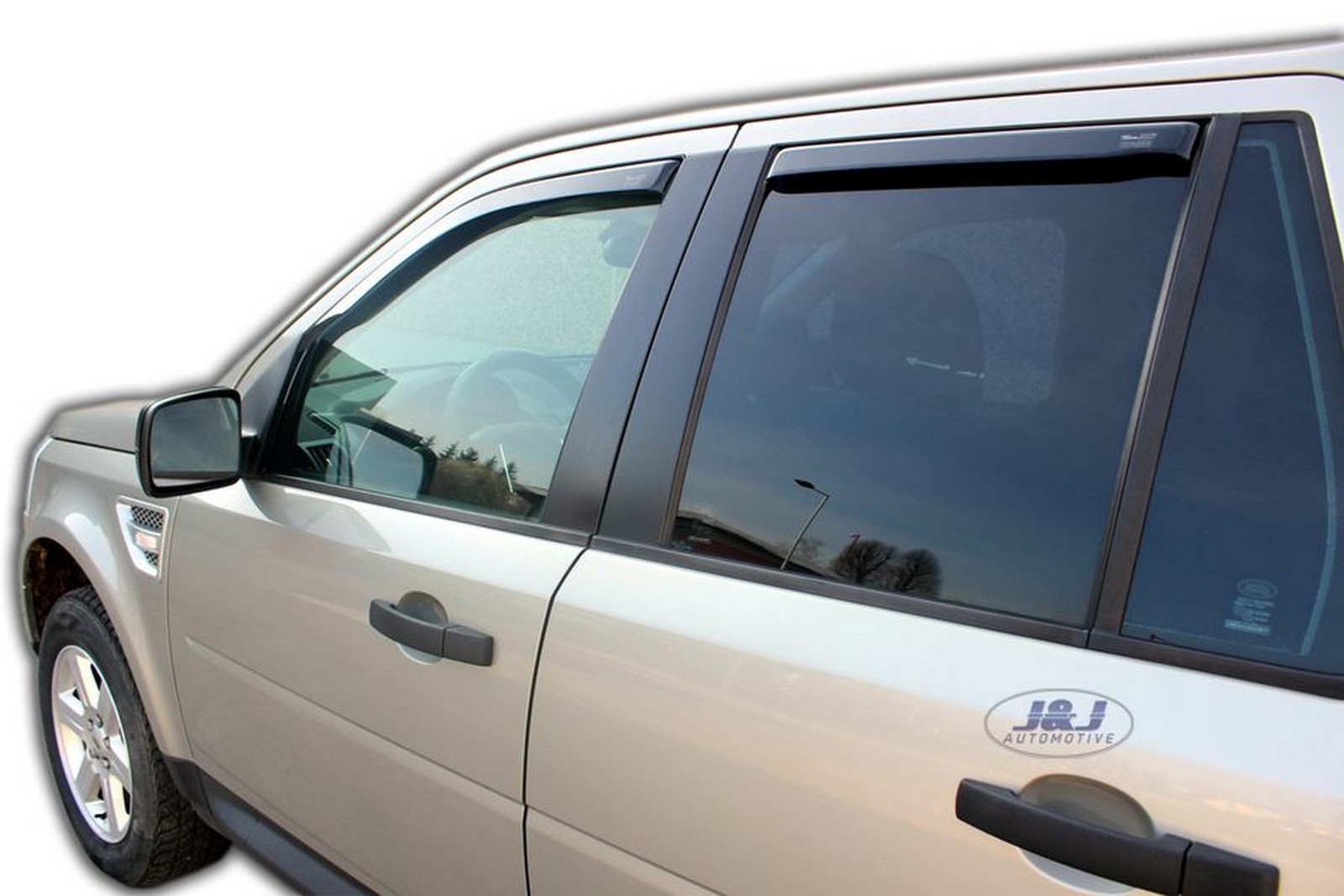 LAND ROVER FREELANDER mk2 5 door 20072016 wind deflectors 4pc TINTED