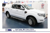 2017 Ford Ranger XLT 2.2TDCI 160PS 4X4 5 SEAT DOUBLE CAB PICKUP C/W TRUCKMAN TOP