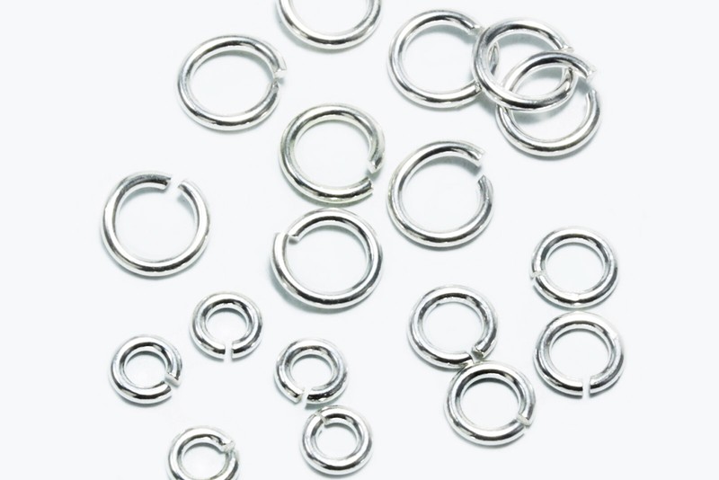 Inwaria Binderinge 925 Silber Ã 3/4/8/10 Mm Offen ÃSen Federringe Biegeringe Ss3