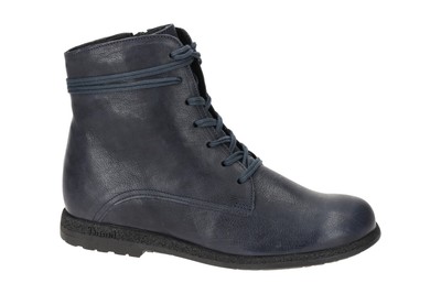 THINK THINK SCHUHE RENTO BLAU DAMEN STIEFELETTEN ELEGANTE STIEFELETTE 3-000843-8000