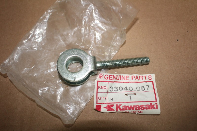 74-79 KE KD KX 125 Kawasaki CHAIN TENSIONER ADJUSTMENT