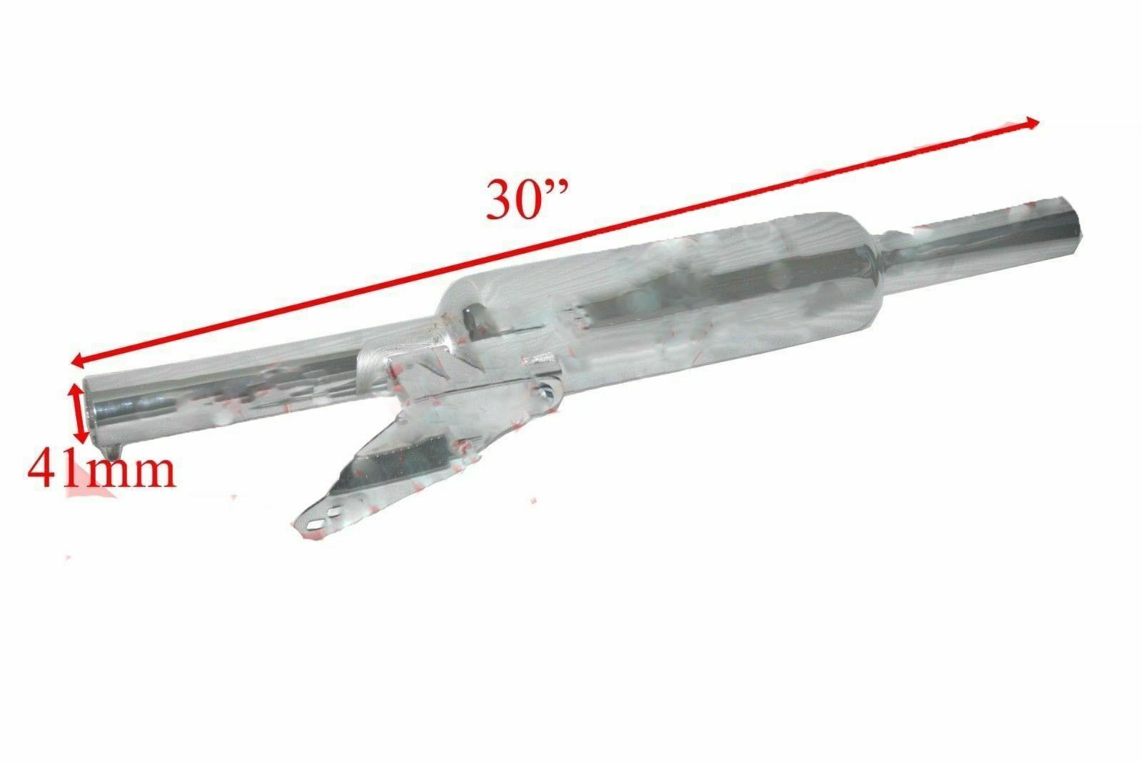 Fits Royal Enfield Classic Electra UCE Exhaust Silencer Chrome Plated 
