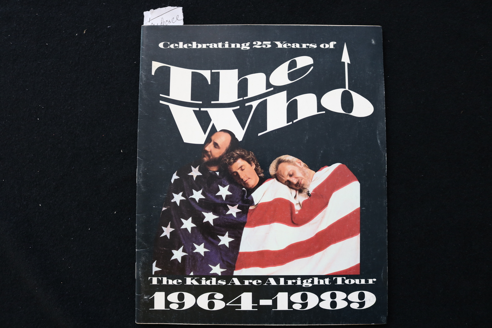 1989 THE WHO - THE KIDS ARE ALRIGHT TOUR PROGRAM - 1964-1989 - K