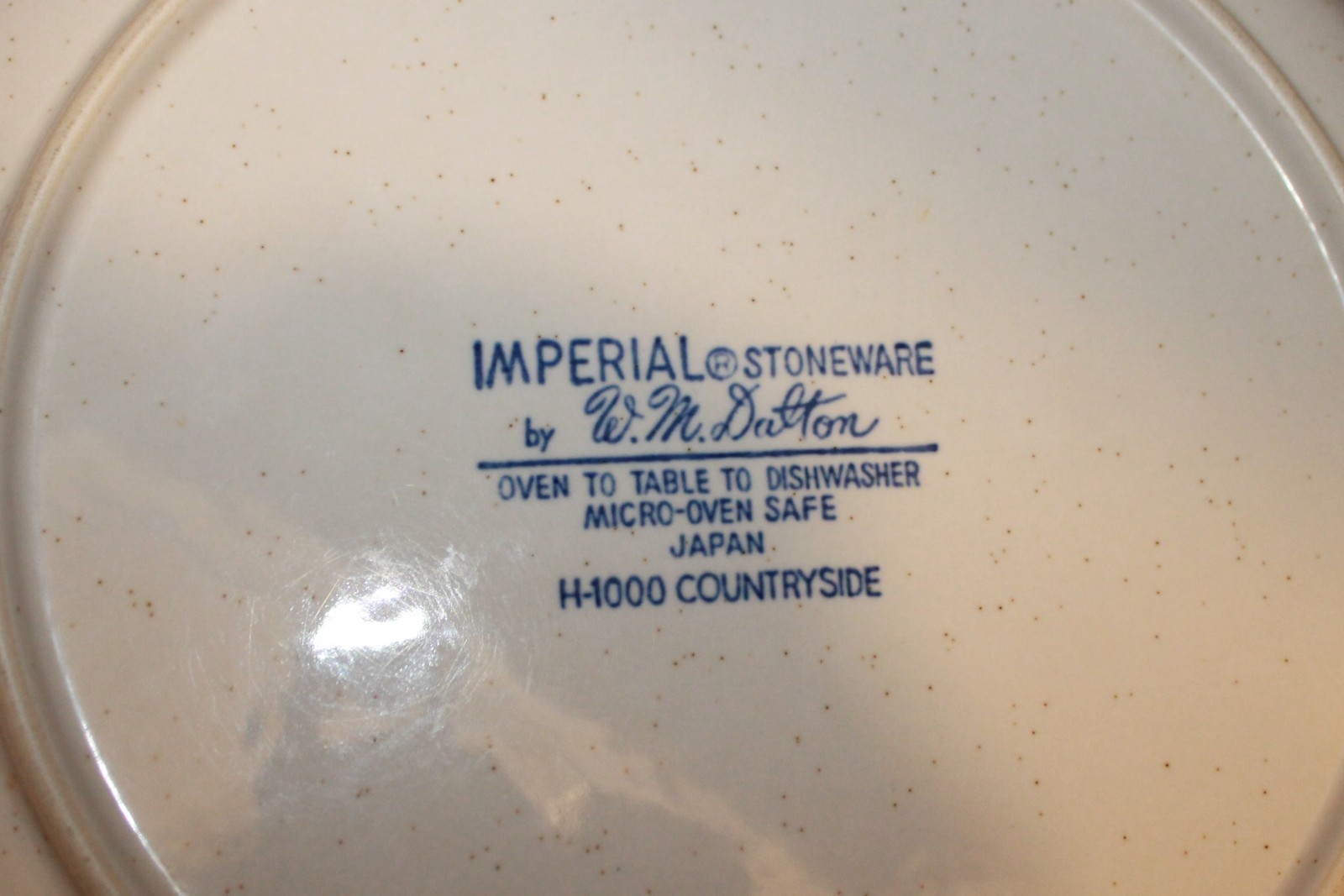 W.M. Dalton Imperial Stoneware Countryside H-1000 set of 4, 10.5