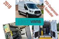 Ford Transit T350 L2H3 Mwb Van ***PTO Compressor & Generator / Utility Spec***