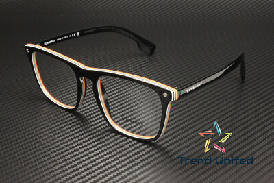 BURBERRY BE2340 3798 Black Demo Lens 56 mm Men's Eyeglasses