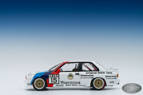 1/18 Minichamps 1992 BMW E30 M3 DTM #15 Warsteiner White