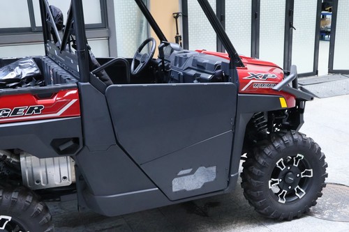 2x For Polaris Ranger XP 1000/ 1000 Heavy Duty Aluminum Doors w/ Clear PC Window