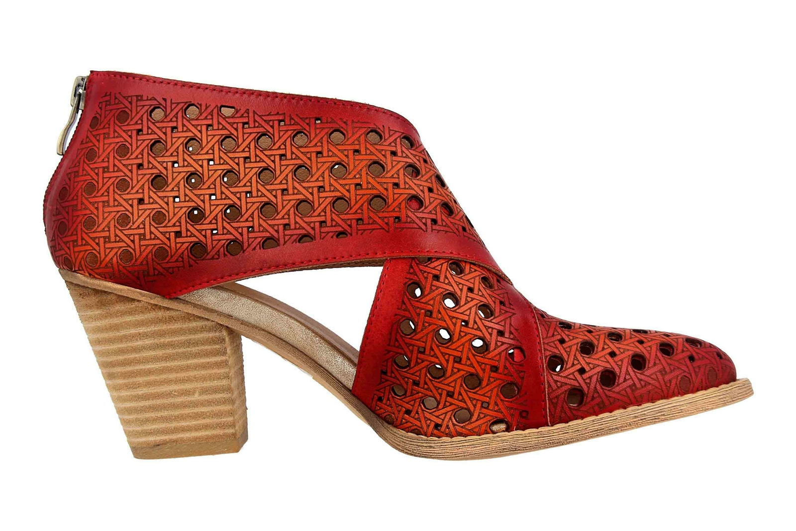 SPRING FOOTWEAR SPRING FOOTWEAR PUMPS GHALNA-RD DAMENSCHUHE ÜBERGRÖSSEN ROT