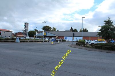 Photo 6x4 Road into Lidl, Dumfries  c2015