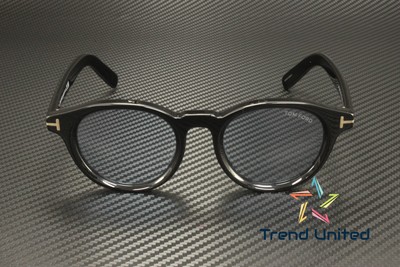 Pre-owned Tom Ford Ft1123 D 01a Acetate Shiny Black Smoke 49 Mm Men's Sunglasses In Gray