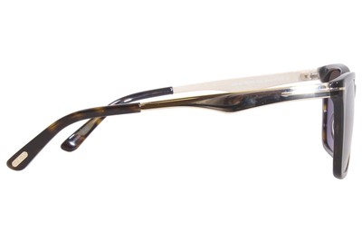 Pre-owned Tom Ford Garrett Tf862 52e Sunglasses Men's Shiny Havana/rose Gold/brown 56mm