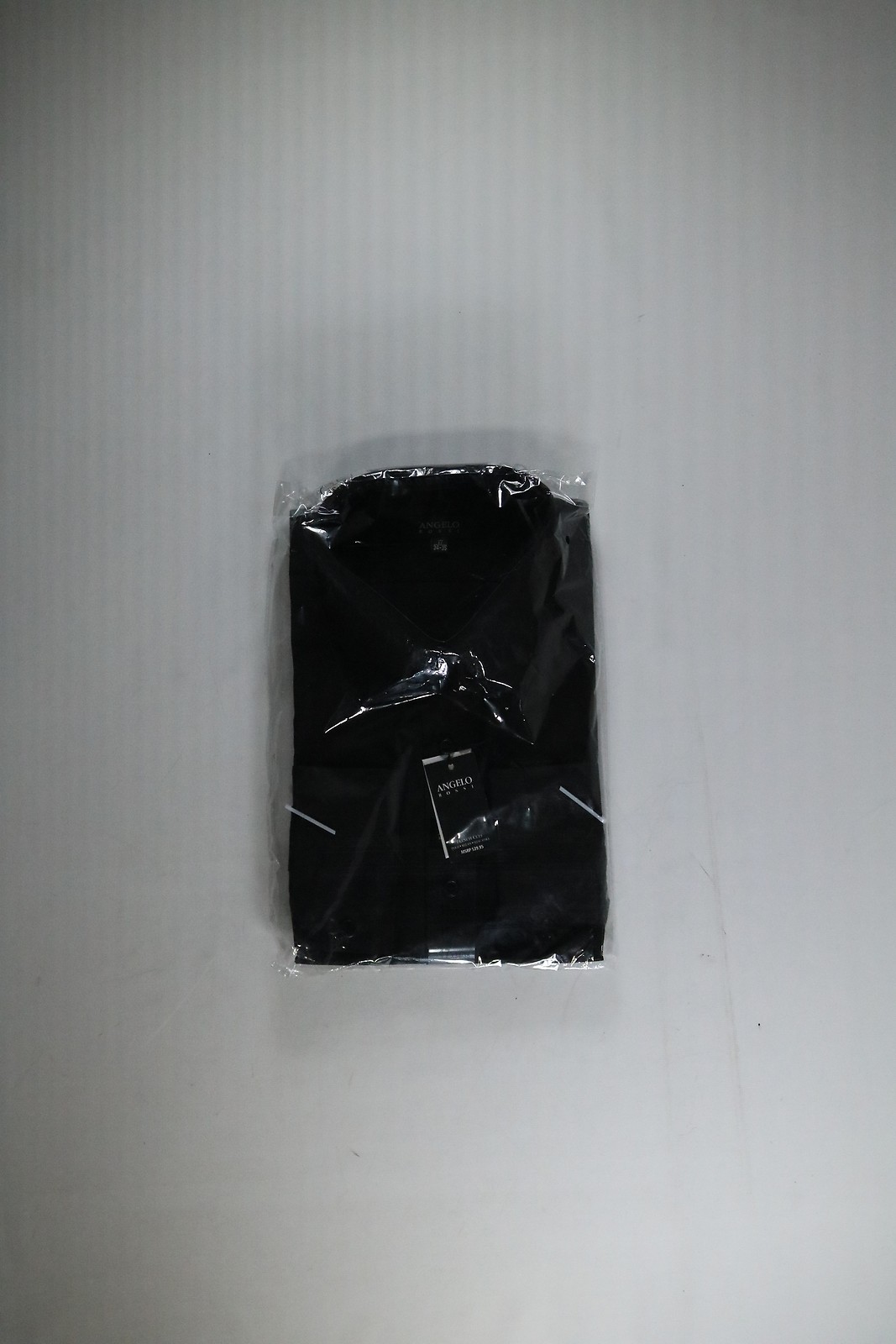 Men's Angelo Rossi Black Button Down Shirt Size 17 NEW