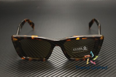 Pre-owned Prada Pr 08ys Vau01t Honey Tortoise Dark Brown 51 Mm Women's Sunglasses