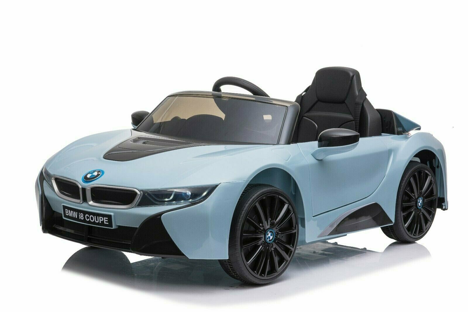 Kinder Elektro Auto BMW i8 Kinderauto Elektrofahrzeug Elektroauto in Blau 12V