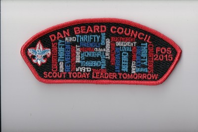 Dan Beard Council 2015 Friends Of Scouting FOS CSP (Red)