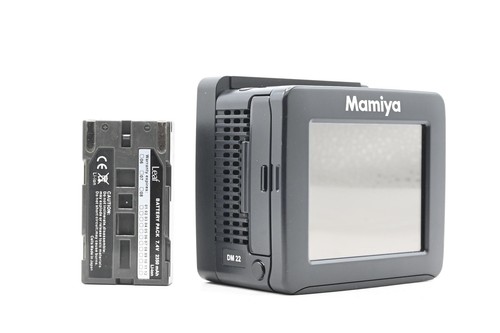 【作例あり】Mamiya DM22 バッテリー2個つき　デジタルバック 作例あり】Mamiya DM22 バッテリー2個つき デジタルバック