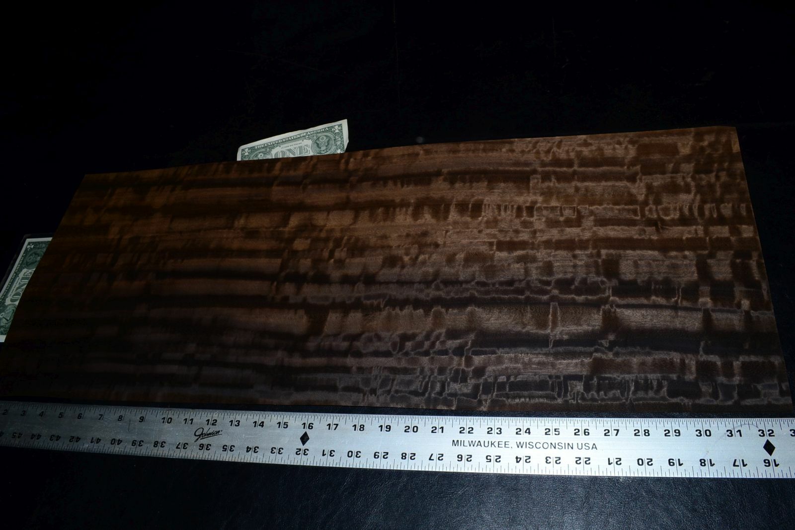 Fumed Eucalyptus Raw Wood Veneer 12.5 x 32 inches                        F8627-3