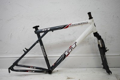 GT AGGRESSOR LARGE 20" ALUMINIUM MOUNTAIN BIKE FRAME & FORK, 26" WHEEL