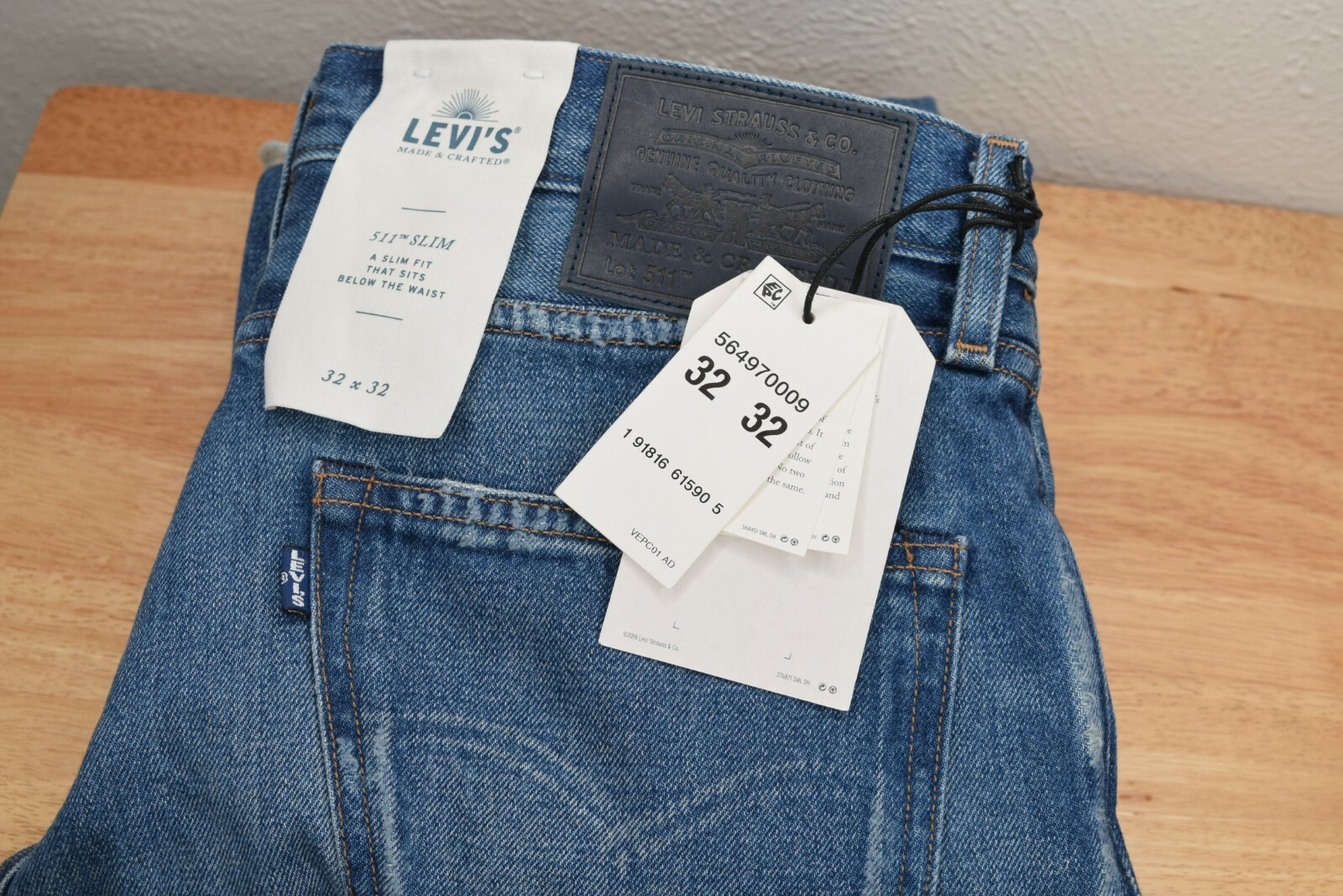 levi's made and crafted 501 selvedge