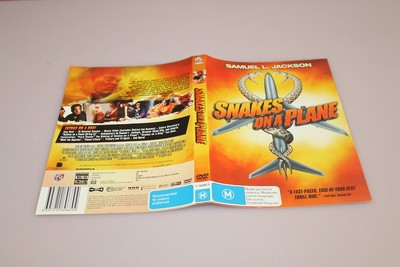 case insert artwork cover only - dvd snakes on a plane samuel l.
