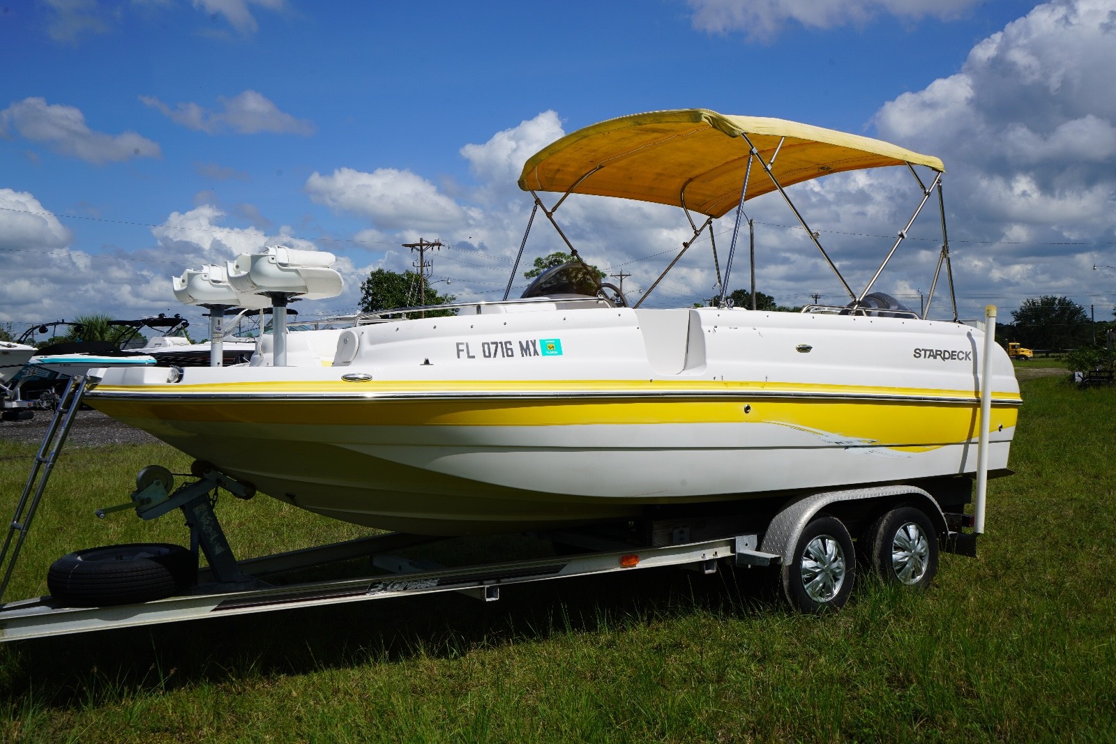 Starcraft 209 Fish & Ski HURRICANE deck pontoon SEA RAY chaparral VECTRA