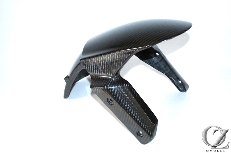11-15 Kawasaki ZX10R ZX10 Ninja Front Fender 100% Carbon Fiber | eBay