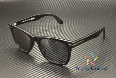 Pre-owned Tom Ford Ft1099 N 01d Plastic Shiny Black Smoke Polarized 52 Mm Men's Sunglasses In Gray