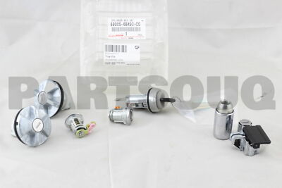トヨタ CAR LOCK 690056B493C0 Genuine Toyota CYLINDER SET, LOCK 69005-6B493