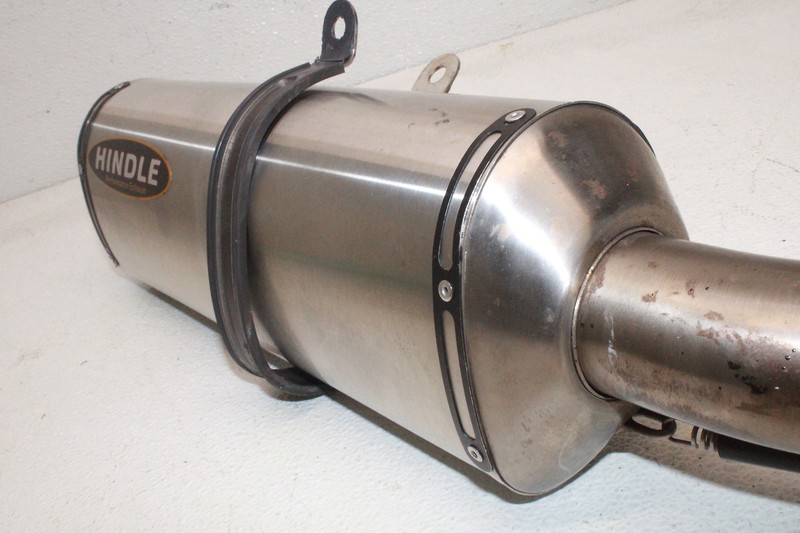 09-25 KAWASAKI ZX6R ZX636 HINDLE STAINLESS STEEL EXHAUST PIPE