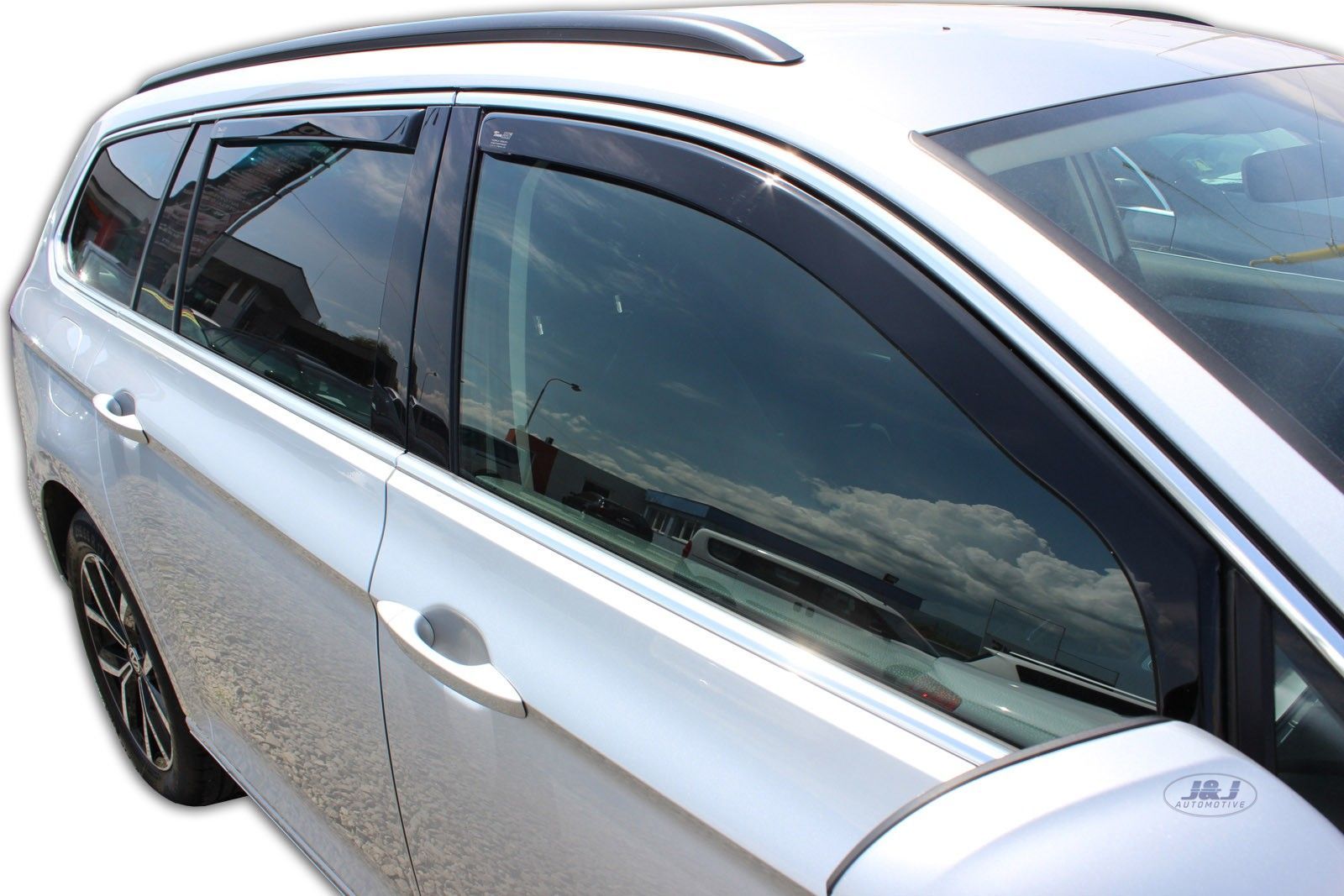 Wind deflectors 4pc TINTED HEKO for VW PASSAT B8 Variant Estate 2014up