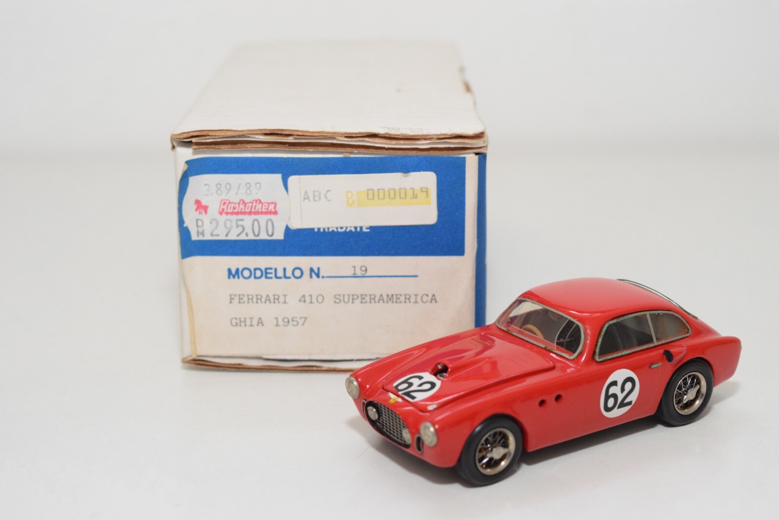 B7 1:43 ABC BRIANZA FERRARI 250S 250S THOUSAND MILES #62