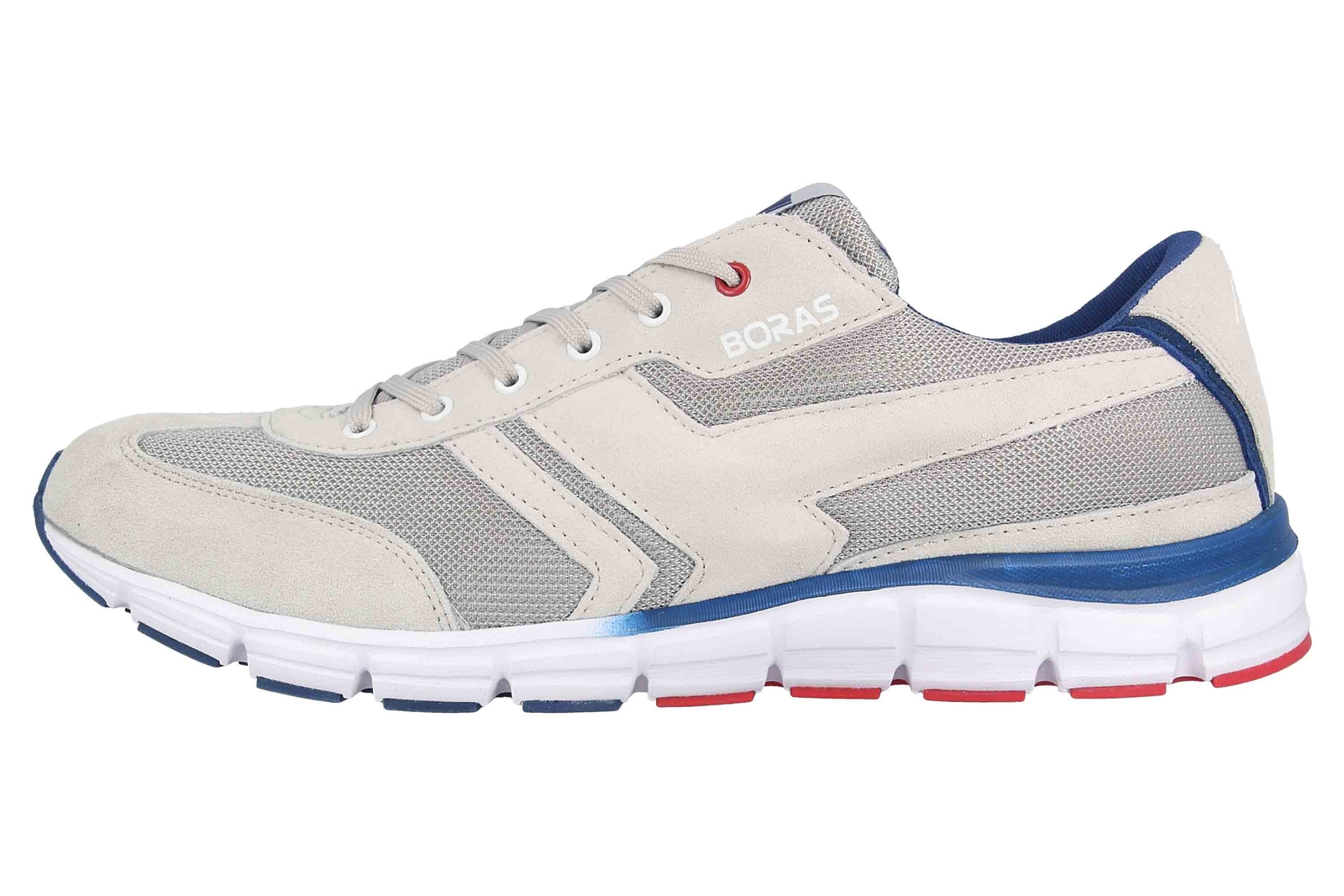 BORAS BORAS FASHION SPORTS GOAL SNEAKER IN ÜBERGRÖSSEN WEISS 5250-0527 GROSSE HERRENSCHUH