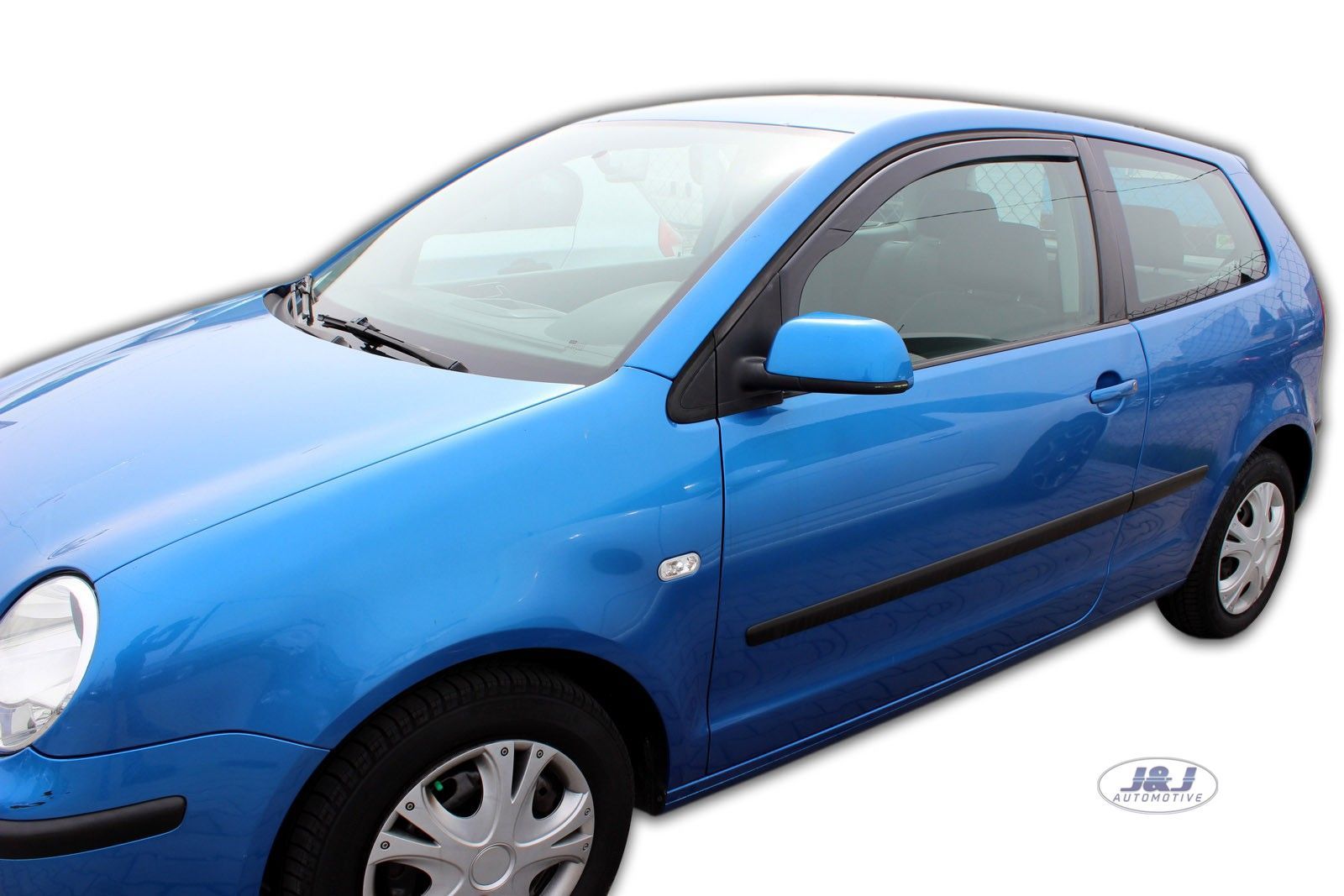 Front wind deflectors for Volkswagen Polo 9N 3 door 20022009 TINTED