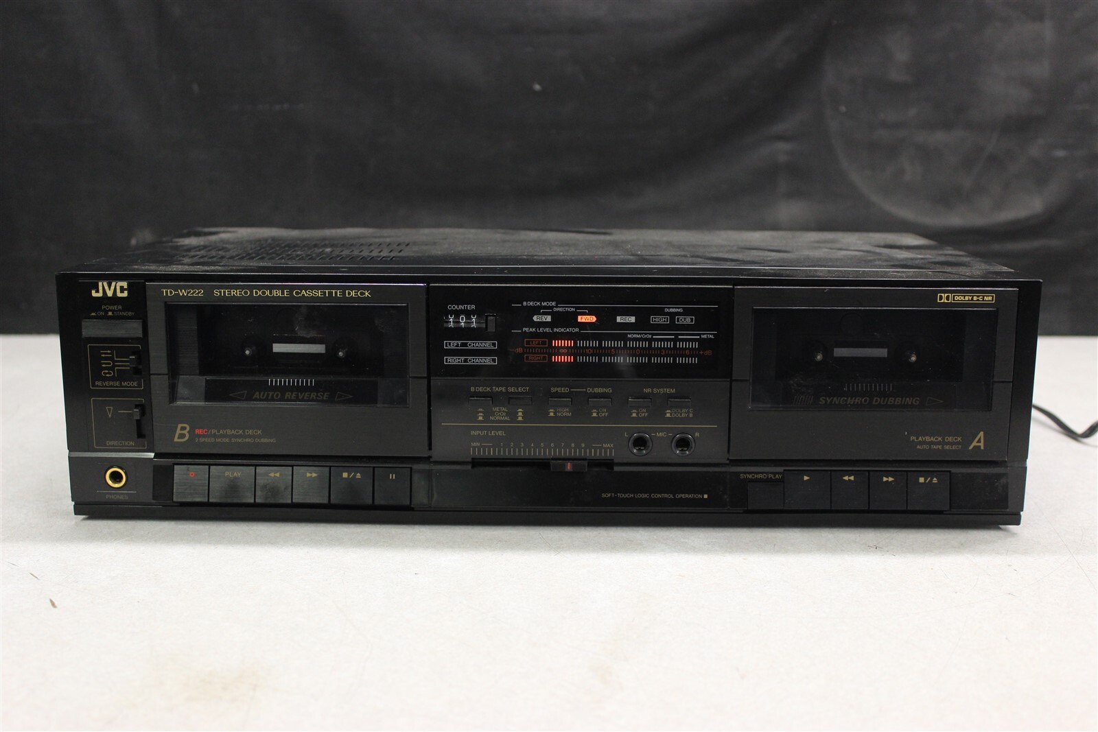 JVC TD-W222 Stereo Double Cassette Deck