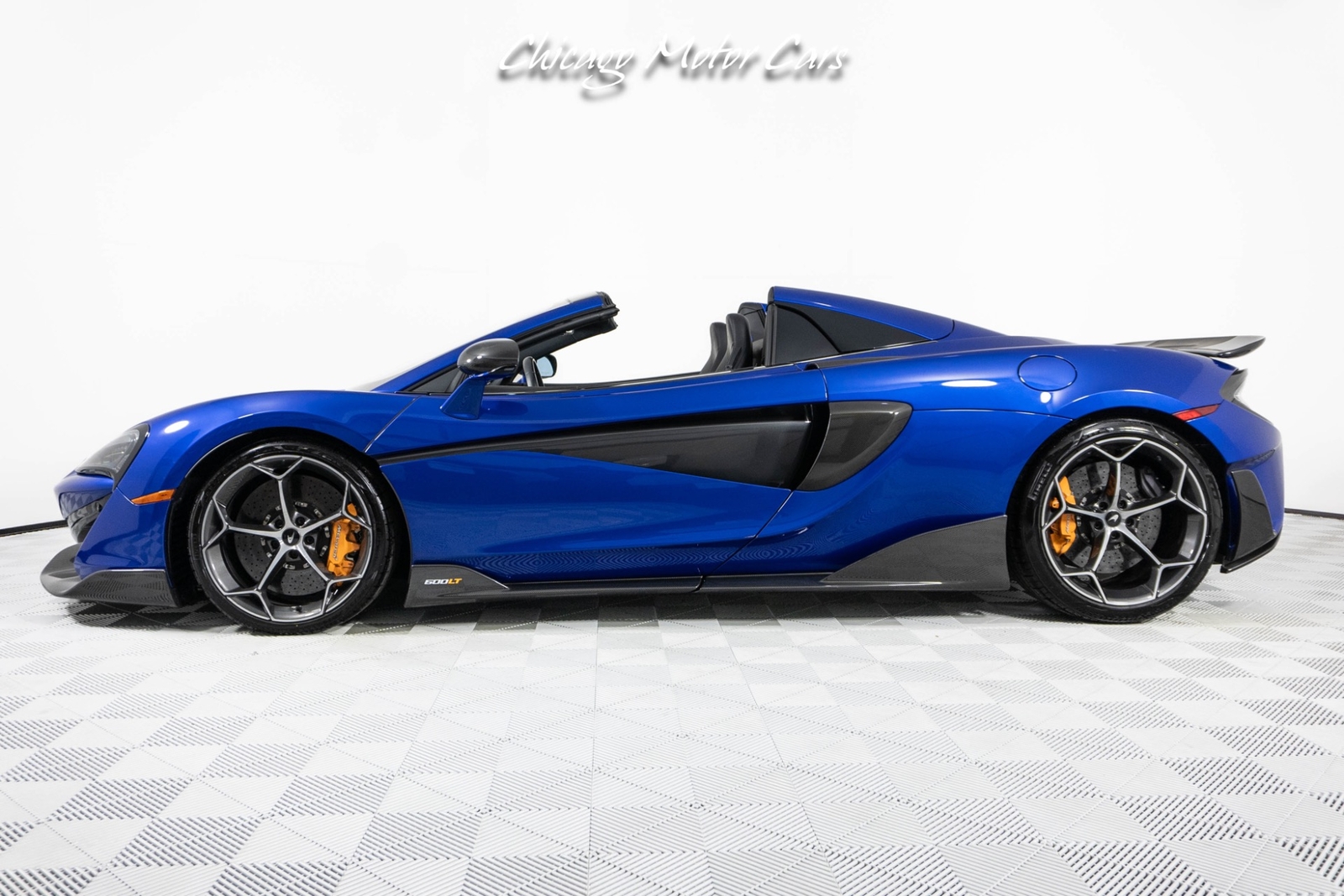 Owner 2020 McLaren 600LT Spider MSO Burton Blue! Tons of Carbon Fiber! Carbon Cera Bur