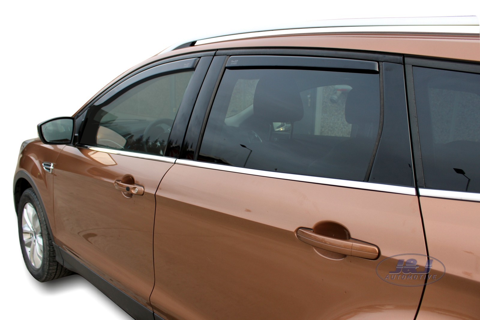 DFO15307 Ford KUGA mk2 20132019 wind deflectors 4pc set TINTED HEKO eBay