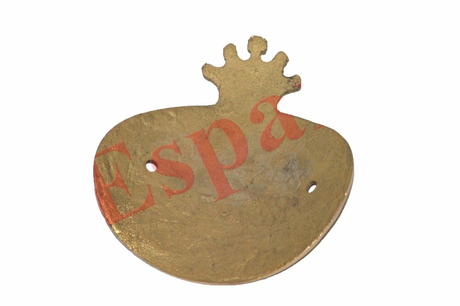 Rear Mudguard Decal Badge "CAD" Brass For Royal Enfield Bullet Classic 